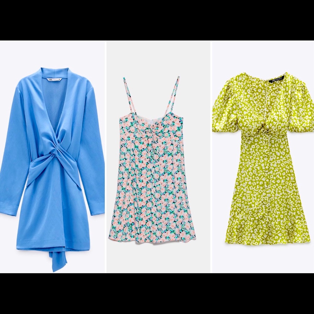 3 Zara dresses for $55